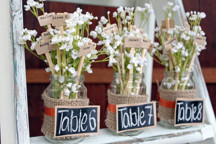 Original Flower Table Seating Plan